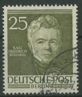 Berlin 1952 Männer Berlins: K. F. Schinkel 98 Gestempelt (R19289) - Used Stamps