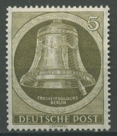 Berlin 1951 Freiheitsglocke, Gummiriffelung Waagerecht 82 Y Postfrisch - Ungebraucht