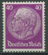 Deutsches Reich 1933 Hindenburg WZ Waffeln 491 Postfrisch - Neufs