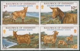 Guernsey 1980 Tiere Guernsey-Ziegen 209/12 Postfrisch - Guernesey