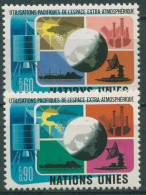 UNO Genf 1975 Weltraumnutzung Satelliten 46/47 Postfrisch - Unused Stamps