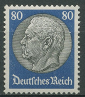 Deutsches Reich 1933 Hindenburg WZ Waffeln 494 Postfrisch - Unused Stamps