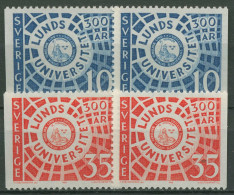 Schweden 1968 Universität Lund Siegel 605/06 Postfrisch - Unused Stamps