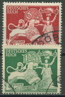 Deutsches Reich 1942 Goldschmiedekunst 816/17 Gestempelt - Used Stamps