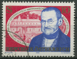 Österreich 1993 Schriftsteller Charles Sealsfield 2090 Gestempelt - Used Stamps