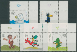 Bund 1999 Jugend: Trickfilmfiguren 2055/59 Ecke 2 Postfrisch (E3042) - Unused Stamps