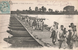 78 Versailles Militaire Régiment Du 1er Génie école De Ponts Pont CPA - Versailles