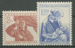 Tschechoslowakei 1953 Internationaler Frauentag 790/91 Postfrisch - Unused Stamps