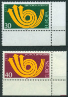 Bund 1973 Europa CEPT 768/69 Ecke 3 Unten Rechts Postfrisch (E910) - Unused Stamps