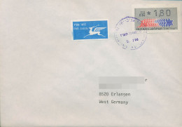 Israel ATM 1990 Hirsch Automat 034 Ersttagsbrief, ATM 3.1.34 FDC (X80417) - Affrancature Meccaniche/Frama