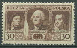 Polen 1932 200. Geburtstag Von George Washington 271 Postfrisch, Kleine Mängel - Unused Stamps