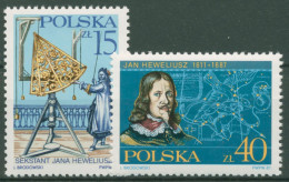 Polen 1987 Wissenschaftler Johannes Hevelius Sextant 3116/17 Postfrisch - Unused Stamps