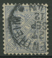 Württemberg Dienstmarken 1906 Ziffer In Schildern 231 A Gestempelt - Used