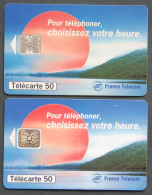 Télécartes Pour Téléphoner Choisissez Votre Heure 1993 Plus Longtemps Au Même Prix Avantages  50U Régie T France Télécom - Non Classificati