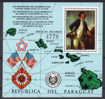 Paraguay 1979, 200th USA, Washington, Geography, BF - Paraguay