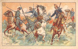 Image Bon-point Illustrée Par Kauffmann Sur La Grande Guerre De 1914 1ère Série Nathan N°2 Les Dragons - History