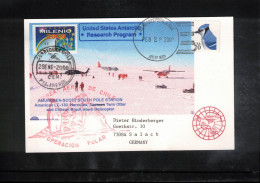 Chile+USA 2000 Amudsen-Scott South Pole Station - US Antarctic Research Program Interesting Postcard - Basi Scientifiche