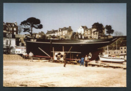 Carte-photo Moderne - Bisquine De Cancale "La Cancalaise" En Construction" 1987 - Baie Du Mont St Michel - Cancale