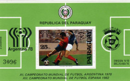 Paraguay 1979, Football World Cup In Argentina And Spain, BF - Paraguay