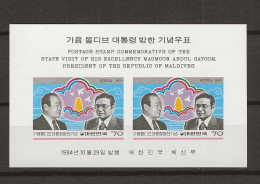 1984 MNH South Korea Mi Block 497 Postfris** - Korea, South