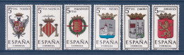 Espagne - YT N° 1358 à 1363 ** - Neuf Sans Charnière - 1966 - Nuevos