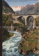 12476207 Goeschenen Mit Viadukt Und Dammagletscher Goeschenen - Andere & Zonder Classificatie