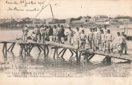 & 78 Versailles Militaire Régiment Du 1er Génie Construction D' Un Pont De Chevalets à 4 Pieds école De Ponts CPA - Versailles