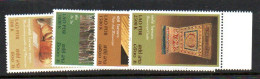 LAOS -  2003 - PALM MANUSCRIPTS SET OF 4   MINT NEVER HINGED - Laos