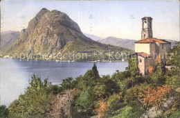 12474317 Lugano TI Castagnola Monte San Salvatore Kuenstlerkarte Lugano - Andere & Zonder Classificatie