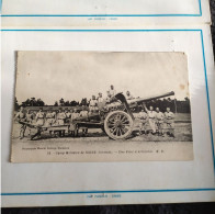 CPA  Camp Militaire De Souge (Gironde) - Une Pièce D'Artillerie - N°55 - Carte Animée Daté 1920 - Regimente