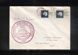USA 1972 Antarctica - Antarctic Research Ship HERO Interesting Signed Cover - Navires & Brise-glace