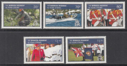 2015 Bermuda Regiment Military Complete Set Of 5  MNH - Bermudes