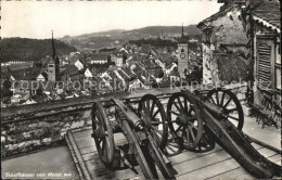 12472977 Schaffhausen SH Blick Vom Munot Kanonen Schaffhausen - Autres & Non Classés