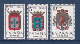 Espagne - YT N° 1390 à 1392 ** - Neuf Sans Charnière - 1966 - Ungebraucht