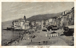 CAMOGLI, Genova - Spiaggia E Bagni - VG - #037 - Sonstige & Ohne Zuordnung