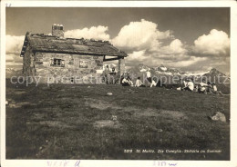 12471047 St Moritz GR Corviglia Skihuette Im Sommer St Moritz GR - Autres & Non Classés