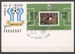 Paraguay 1979, Football Cup In Argentina, FDC - 1978 – Argentine