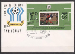 Paraguay 1979, Football Cup In Argentina, FDC - 1978 – Argentina