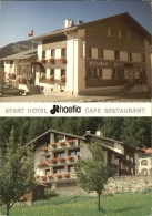 12468117 Disentis GR Apart Hotel Rhaetia Cafe Restaurant Disentis - Autres & Non Classés