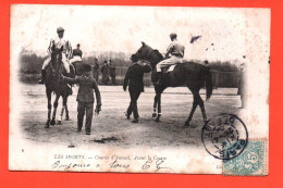 LES SPORTS  COURSES D AUTEUIL  Avant La Course ) Chevaux, Jockey Hippodrome, Hippisme  )F 21496 - Horse Show