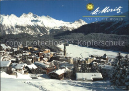 12467137 St Moritz GR Panorama Wintersportplatz Mit Piz Languard Engadin St. Mor - Autres & Non Classés