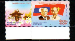 LAOS -  2012 - LAO  VIETNAM FRIENDSHIP SET OF 2  MINT NEVER HINGED - Laos