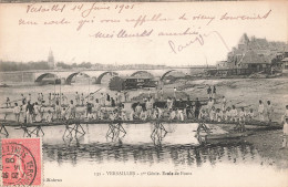 78 Versailles Militaire Régiment Du 1er Génie école De Ponts CPA Pont - Versailles