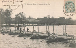 78 Versailles Militaire Régiment Du 1er Génie école De Ponts Pont CPA - Versailles