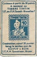 Tintin  Timbre Tintin Eskimo Voir Verso - Advertentie