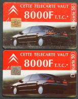 Télécartes CITROEN Felix Faure Voiture Xantia Paris Coignières 1994 Remise 8000F 50U Régie France Télécom Moi J'aime - Zonder Classificatie