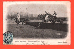 PARIS SPORTIF   COURSES D AUTEUIL  Saut De Haie  ( Chevaux, Jockey Hippodrome, Hippisme )F 21499 - Ippica