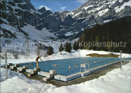 12458557 Leukerbad Schwimmbad Im Winter Leukerbad - Autres & Non Classés