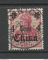 Germany Deutschland Post In China 1905 Michel 30 O Canton - Chine (bureaux)