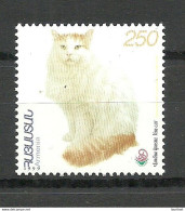 ARMENIEN Armenia 1999 Michel 361 MNH Die Katze Cat Broiefmarkenausstellung In China Peking - Hauskatzen